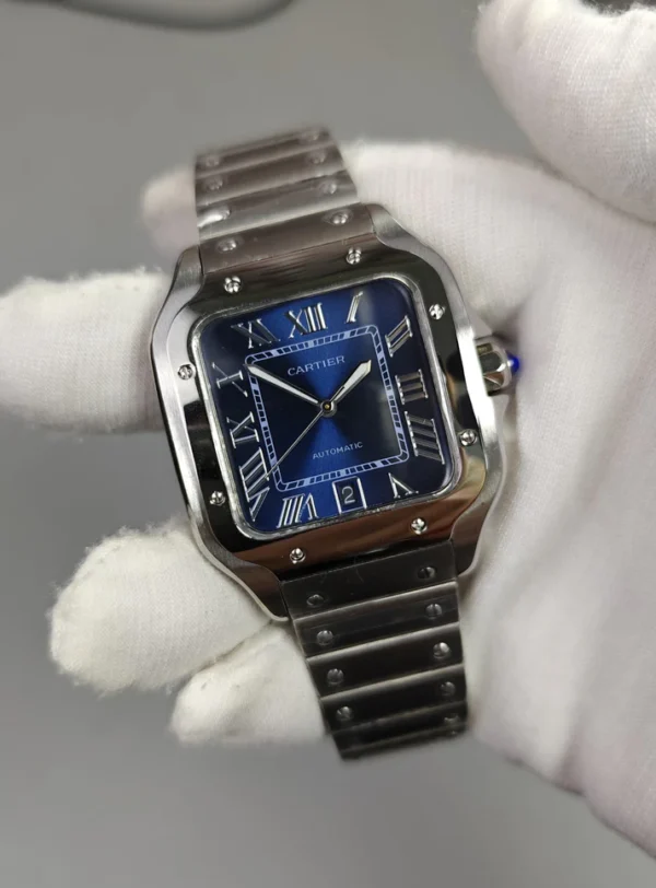 Santos Auto Chain Silver Blue Dail