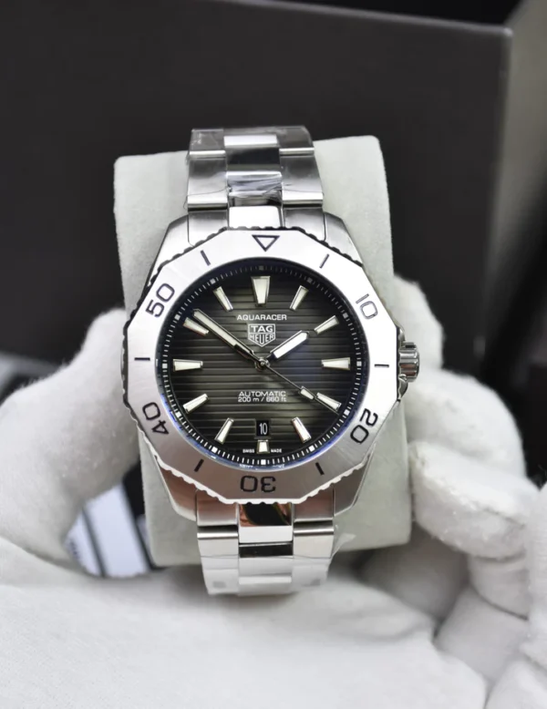 AQUARACER AUTO NEW CHAIN SILVER GREY BLACK DAIL