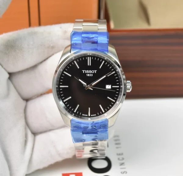 Tissot Men's Quartz Silver Black Dial